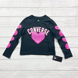 Nwt Converse Heart Graphic Shirt